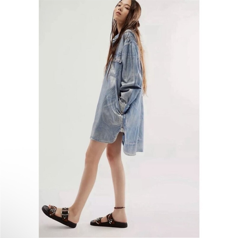 One Teaspoon Blue Denim Dress